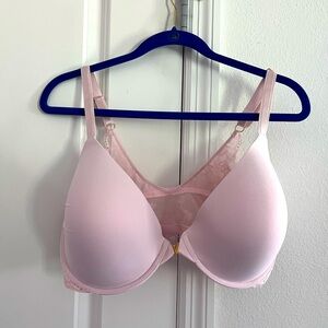 Front close pink bra VS